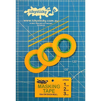 ICKYSTICKY MASKING TAPE SET 1/2/3MM