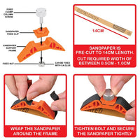 ICKYSTICKY CYLINDRICAL SURFACE SANDER