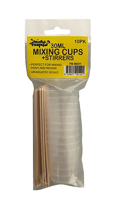 ICKYSTICKY 30ML MIXING CUPS + STIRRERS 10PK