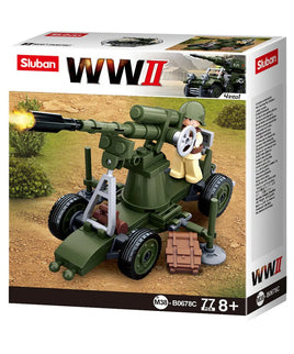 SLUBAN -  B0678C  WWII Flak Gun