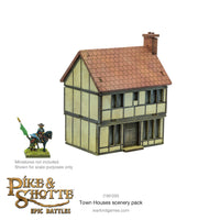 EPIC BATTLES : PIKE & SHOT - SARISSA PRECISION - TOWN HOUSES SCENERY PACK
