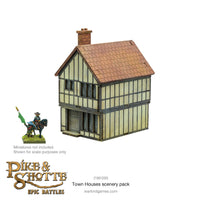 EPIC BATTLES : PIKE & SHOT - SARISSA PRECISION - TOWN HOUSES SCENERY PACK