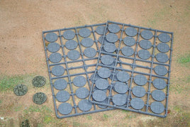 RENEDRA WARGAMING BASES PAVED 25MM DIAMETER  (52)