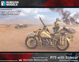 RUBICON MODELS - R75 MOTORCYCLE WITH SIDECAR - DAK VERSION