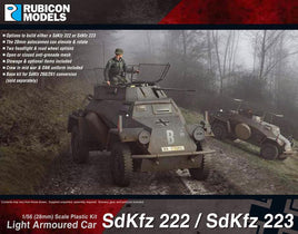 RUBICON MODELS - SDKFZ 222 / SDKFZ 233 LIGHT ARMOURED CAR