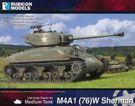 RUBICON MODELS - M4A1 (76)W SHERMAN MEDIUM TANK