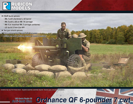 RUBICON MODELS - RUB280139 - ORDNANCE QF6 PDR 7 CWT GUN