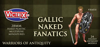 VICTRIX MINIATURES - VXA031 GALLIC NAKED FANATICS