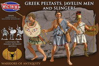 VICTRIX MINIATURES - GREEK PELTASTS, JAVELIN MEN AND SLINGERS