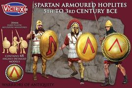 VICTRIX MINIATURES - SPARTAN ARMOURED HOPLITES 5TH TO 3RD CENTURY BCE