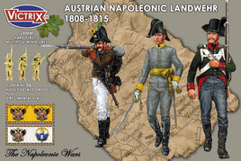 VICTRIX MINIATURES - VX0015 AUSTRIAN NAPOLEONIC LANDWEHR 1808 TO 1815