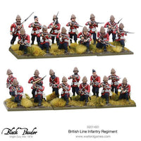 BLACK POWDER : ANGLO - ZULU WAR BRITISH LINE INFANTRY REGIMENT