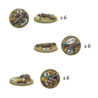 EPIC BATTLES : ZULU - ZULU IMPI CASUALTY MARKERS **PRE ORDER **
