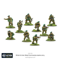 BOLT ACTION : STARTER ARMY - BRITISH & INTER-ALLIED COMMANDOS