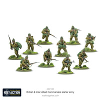 BOLT ACTION : STARTER ARMY - BRITISH & INTER-ALLIED COMMANDOS