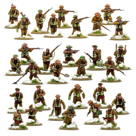 BOLT ACTION : BRITISH & CANADIAN INFANTRY (WINTER) (PLASTIC)