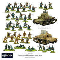 BOLT ACTION : STARTER ARMY - ITALIAN ARMY & BLACKSHIRTS