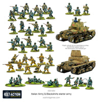 BOLT ACTION : STARTER ARMY - ITALIAN ARMY & BLACKSHIRTS