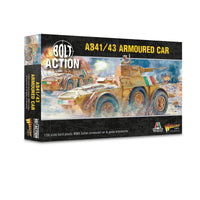 BOLT ACTION : ITALIAN AB41 / 43 ARMOURED CAR (PLASTIC)