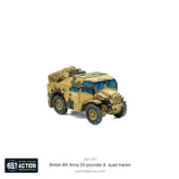 BOLT ACTION : 8TH ARMY 25 POUNDER LIGHT ARTILLERY, QUAD & LIMBER