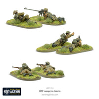 BOLT ACTION : BRITISH BEF WEAPONS TEAMS