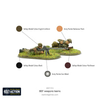BOLT ACTION : BRITISH BEF WEAPONS TEAMS