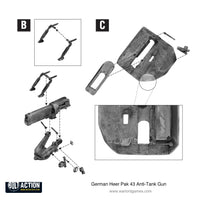 BOLT ACTION : GERMAN HEER PAK 43 ANTI-TANK GUN