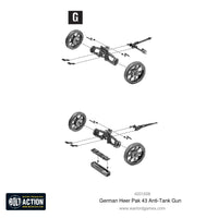 BOLT ACTION : GERMAN HEER PAK 43 ANTI-TANK GUN