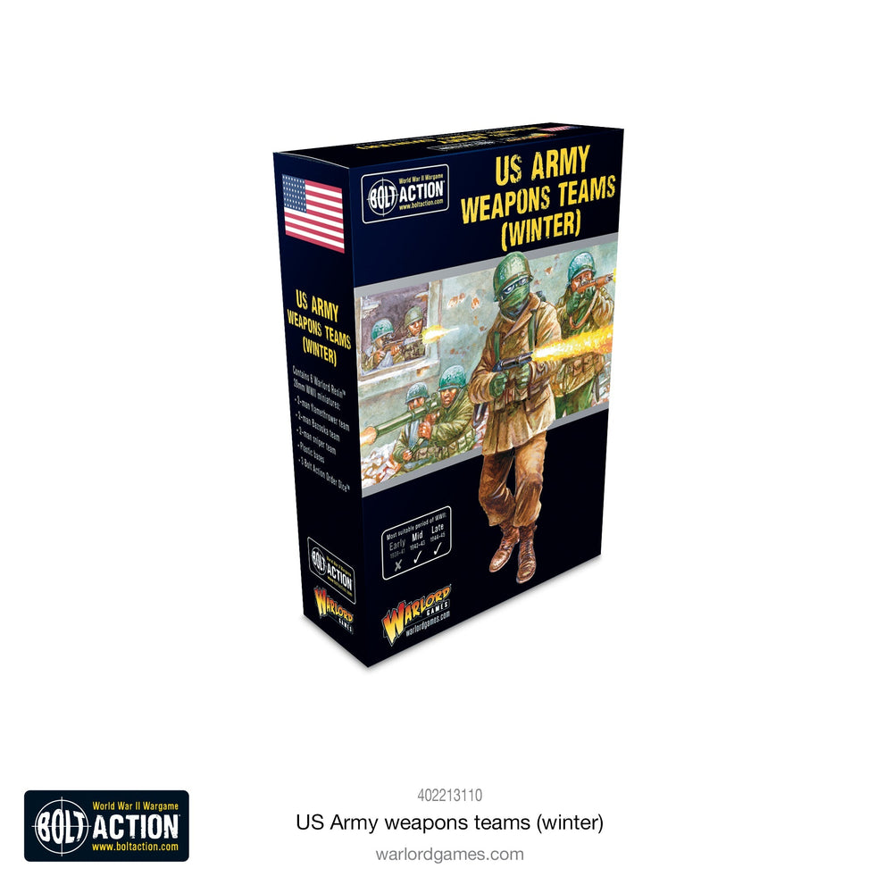 BOLT ACTION - US ARMY (WINTER) WEAPONS TEAM | Khaki and Green Books