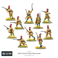 BOLT ACTION : ITALIAN COLONIAL TROOPS INFANTRY SECTION