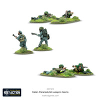 BOLT ACTION : ITALIAN PARACADUTISTI WEAPONS TEAMS