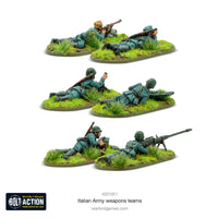 BOLT ACTION : ITALIAN ARMY WEAPONS TEAMS