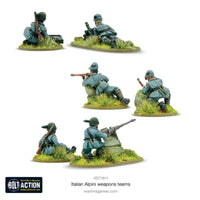 BOLT ACTION : ITALIAN ALPINI WEAPONS TEAMS