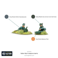 BOLT ACTION : ITALIAN ALPINI WEAPONS TEAMS