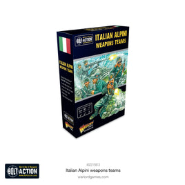 BOLT ACTION : ITALIAN ALPINI WEAPONS TEAMS