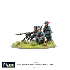 BOLT ACTION : ITALIAN ALPINI FIAT-REVELLI MODELLO 1935 MMG TEAM