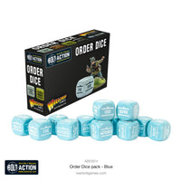 BOLT ACTION : ORDERS DICE PACK - BLUE