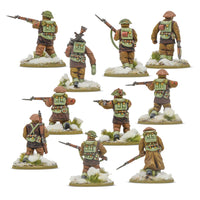 BOLT ACTION : STARTER ARMY - CROSSING THE RHINE BRITISH & CANADIAN UNFANTRY (WINTER)