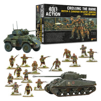 BOLT ACTION : STARTER ARMY - CROSSING THE RHINE BRITISH & CANADIAN UNFANTRY (WINTER)