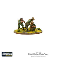 BOLT ACTION :  BRITISH CHINDIT 3" MORTAR TEAM