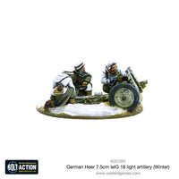 BOLT ACTION : GERMAN HEER 75MM LEIG 18 LIGHT ARTILLERY (WINTER)