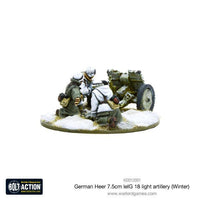 BOLT ACTION : GERMAN HEER 75MM LEIG 18 LIGHT ARTILLERY (WINTER)