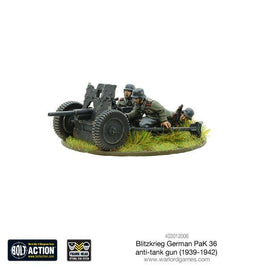 BOLT ACTION : BLITZKRIEG GERMAN PAK 36 LIGHT ANTI-TANK GUN
