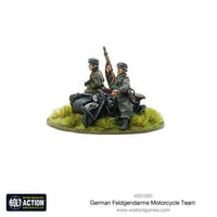 BOLT ACTION : GERMAN FELDGENDARME MOTORCYCLE TEAM