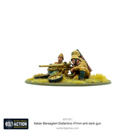 BOLT ACTION : ITALIAN BERSAGLIERI ELAFANTINO 47MM ANTI-TANK GUN