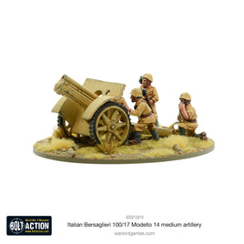 BOLT ACTION : ITALIAN BERSAGLIERI 100/17 MODELLO 14 MEDIUM ARTILLERY