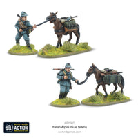 BOLT ACTION : ITALIAN ALPINI MULE TEAMS