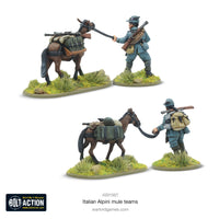 BOLT ACTION : ITALIAN ALPINI MULE TEAMS