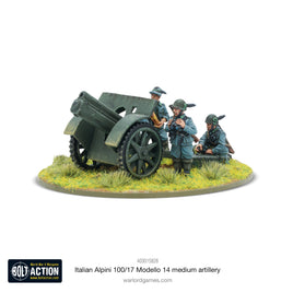 BOLT ACTION : ITALIAN ALPINI 100/17 MODELLO 14 MEDIUM ARTILLERY