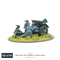 BOLT ACTION : ITALIAN ALPINI 100/17 MODELLO 14 MEDIUM ARTILLERY